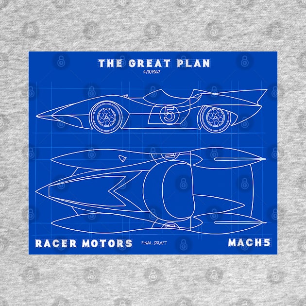 Mach 5 Blueprint - The Great Plan by DistractedGeek